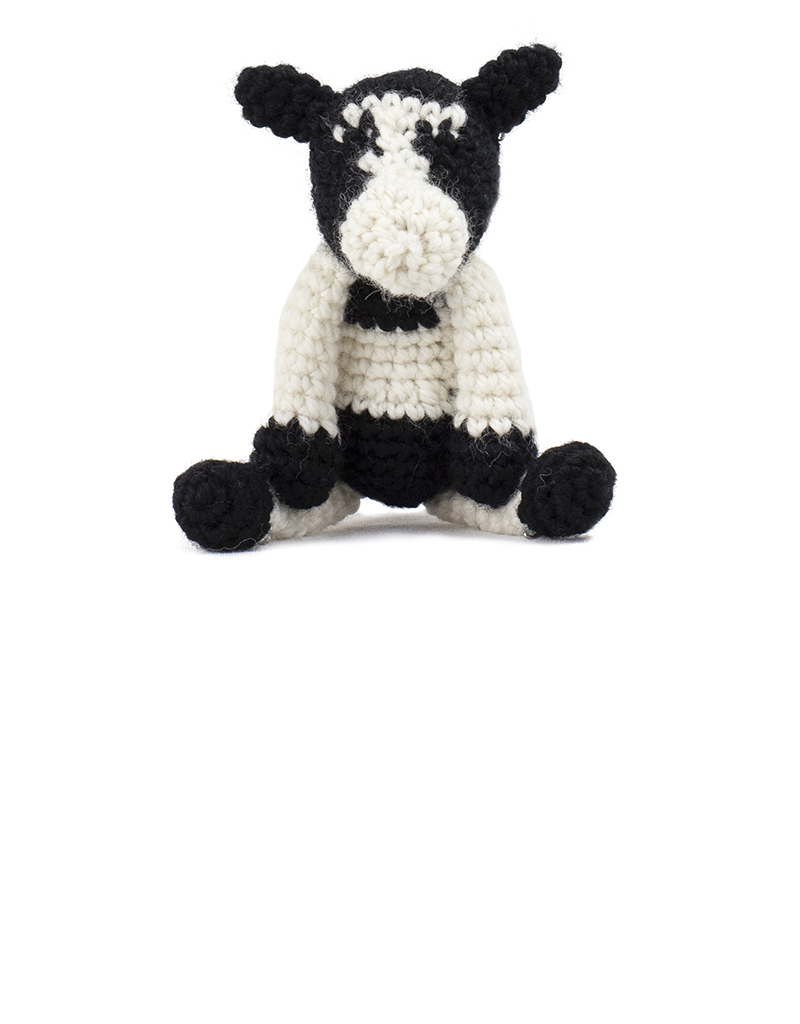 toft ed's animal mini sarah the friesian cow amigurumi crochet